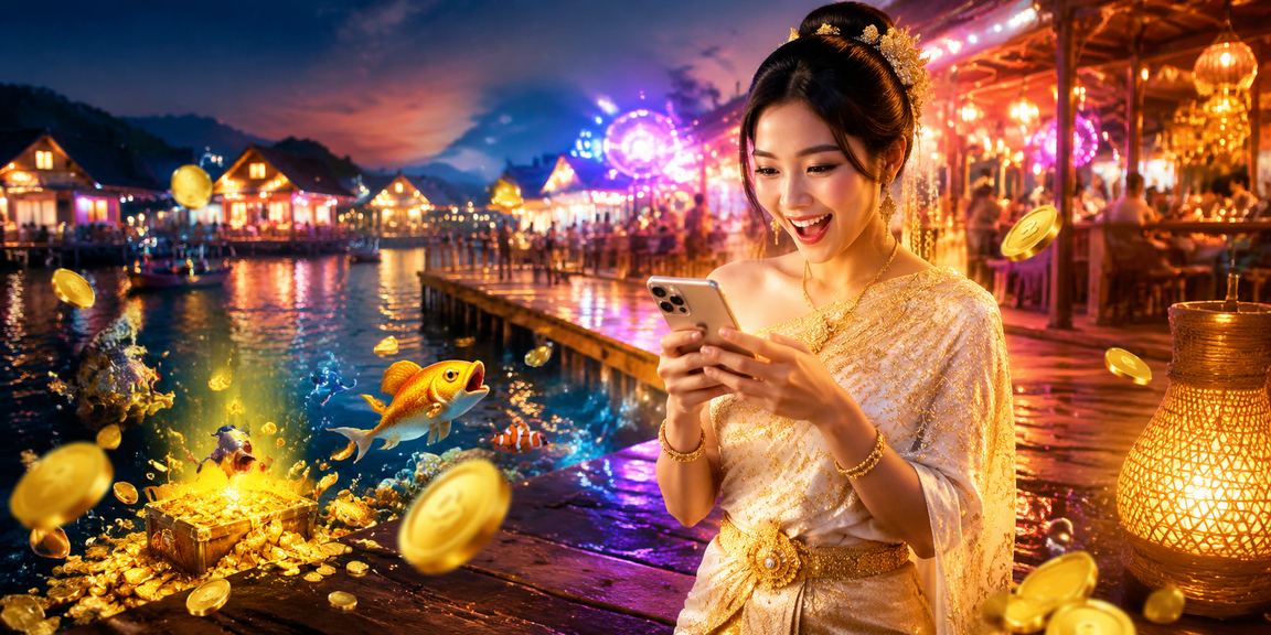 ငှက်ပျောကန်မြစ် ပေါ်တွင် ငါးဖမ်းနေသော ဇာတ်လမ်းမြင်ကွင်း